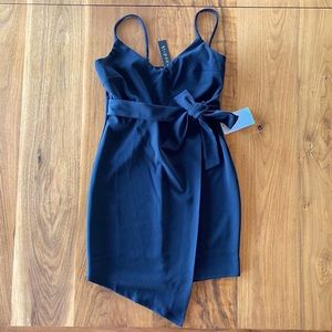 NWT Black KENEDIK Bodycon Wrap Dress